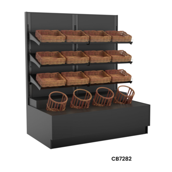 Structural Concepts CB5082 50-1/2"W Addenda Self-Service Lighted Bakery Display Rack