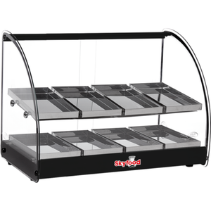 Skyfood FWD2-24BL 24.5"W Countertop Heated Deli Display Case