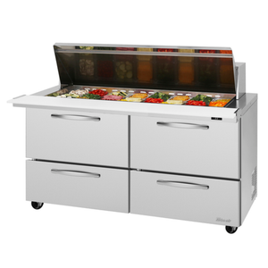 Turbo Air PST-60-24-D4-N 60-Inch 19 Cu. Ft. Mega Top Prep Table