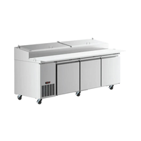Ancaster Food Equipment AFE-PPT-92 91.9-Inch Refrigerated Pizza Prep Table