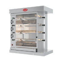Dorégrill MAG INOX 40/4 Gas Rotisserie Oven 43-1/8"W 12-16 Chickens