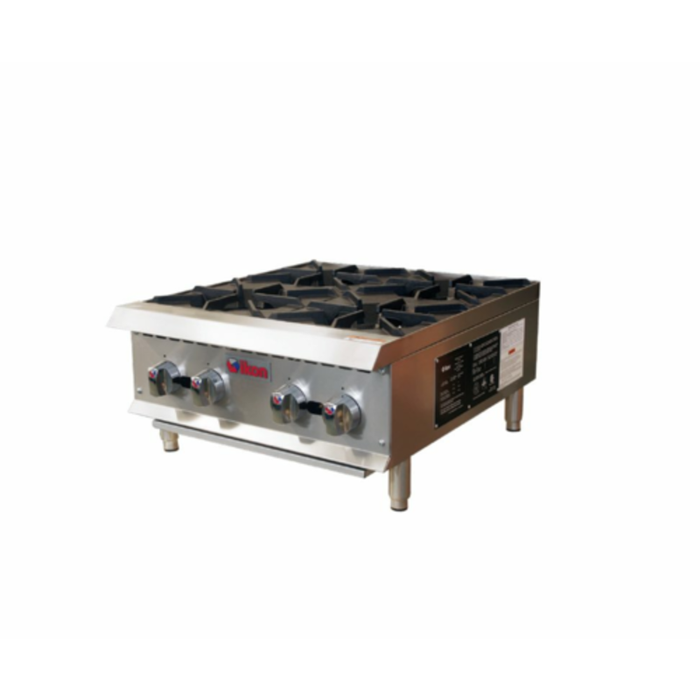 IKON IHP-4-24 24"W Gas Countertop Hotplate with Four Burners