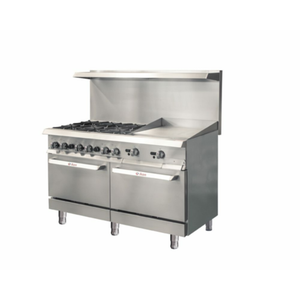 IKON IR-6B-24TG-60 60" Gas Restaurant Range with Griddle