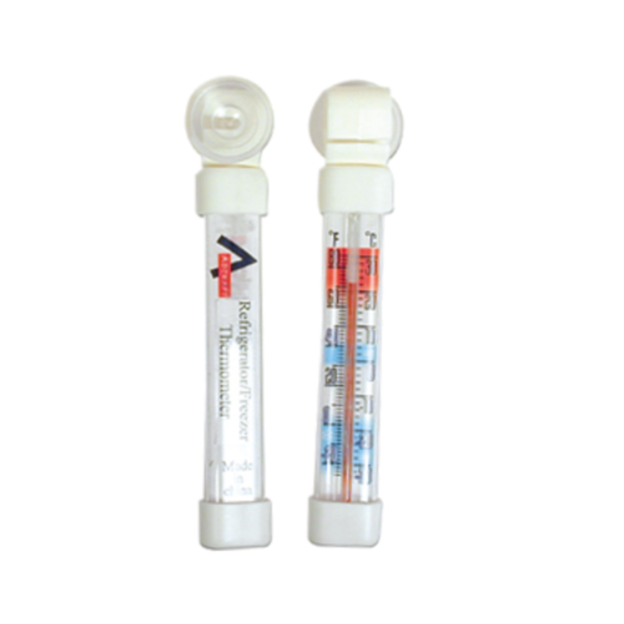 Adcraft RFT-1 Refrigerator/Freezer Thermometer 4.5" Long with Suction Cup