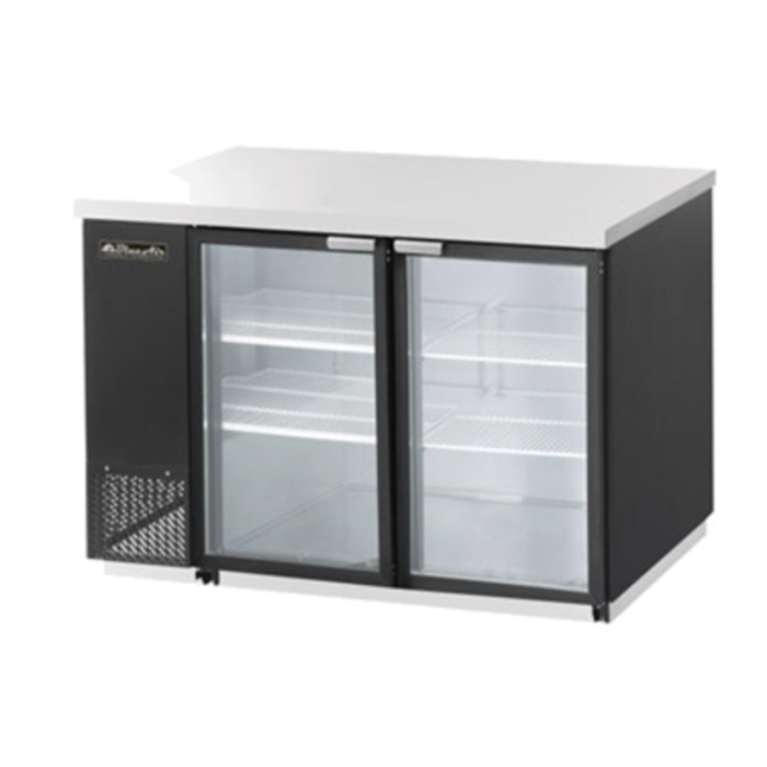 Réfrigérateur de bar arrière Blueair BBB59-2SG-HC 59", deux sections, portes vitrées