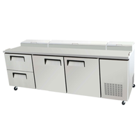 EFI CPDW2-93VC 93-Inch Refrigerated Pizza Prep Table