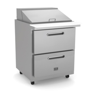 Kelvinator KCHMT29.12.2D 29"W Two-Drawer Mega Top Sandwich Prep Table