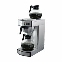 OMCAN 44313 Pourover Coffee Brewer with 2 Decanters, 100 Cups/Hour