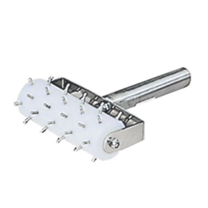 5 Inch Wide Barrel Stainless Steel Dough Roller Docker For Consistent Dough Docking