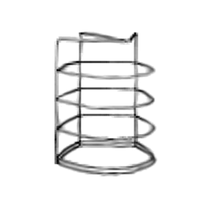 Alto-Shaam DC-2868 Chrome-Plated Plate Cover Carrier for Uncovered Banquet Carts