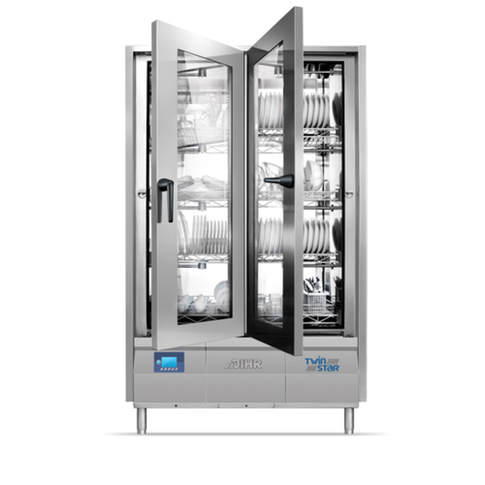 DIHR Twin Star Single Face Dishwasher 240 Plates Capacity