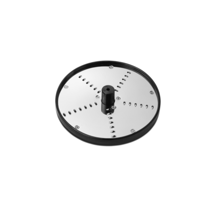 Alt Tag: Eurodib 650207 7mm shredding grating disc plate Dito Sama stainless steel food processor disc for shredding and grating