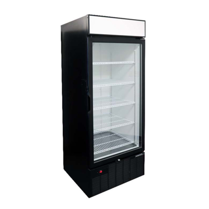 HABCO SF28HCBXM Congélateur commercial à porte vitrée, 1 section, 77,5 cm