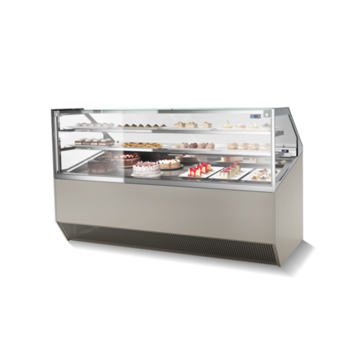 ISA IC86D41900 Supercapri 85.72" Refrigerated Pastry Display Case