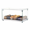 Omcan 44371 35 L Countertop Pastry Food Display Case For Muffins And Baked Goods Presentation.