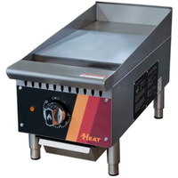 EFI HGT12-ELC 12"W Electric Countertop Griddle With Thermostat Control For Efficient Cooking