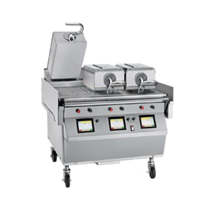 Taylor L811 40.31" Crown Series Gas/Electric Two-Sided Floor Griddle