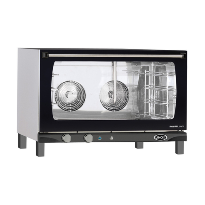 Linemiss XAFT193 Rosella Full Size 4.0 Cu Ft Commercial Convection Oven With Stainless Steel Design