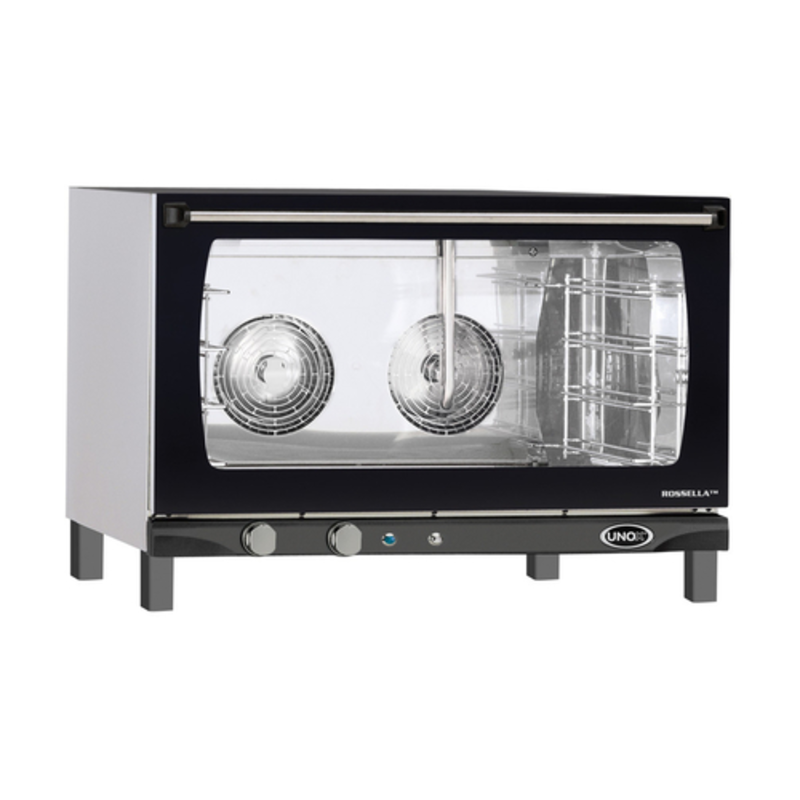 Linemiss XAFT193 Rosella Full Size 4.0 Cu Ft Commercial Convection Oven With Stainless Steel Design