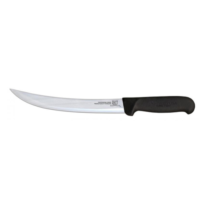 Omcan 16857 Victory USA 10" Curved Granton Edge Breaking Knife