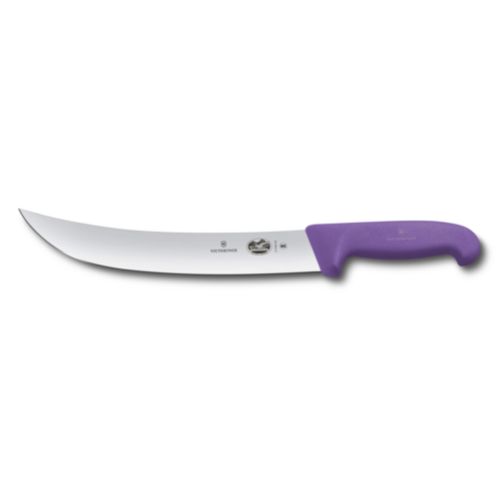 Victorinox 5.7305.25 10-Inch Curved Cimeter Butcher Knife Yellow Handle
