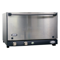 Cadco OV-013SS Electric Convection Oven Half Size Countertop (3) Pans
