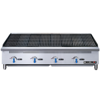 Bluelava BLCB48 Gril de comptoir à gaz robuste de 48 po, 140 000 BTU