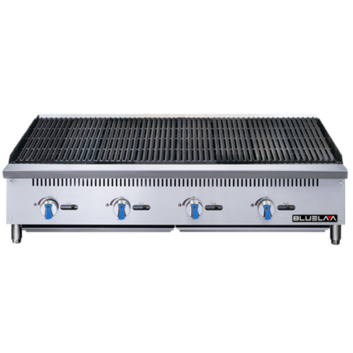 Bluelava BLCB48 Gril de comptoir à gaz robuste de 48 po, 140 000 BTU