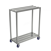 Winholt ALMCH-48-220 Mobile E-Channel Cooler Shelving Unit 20" x 48"
