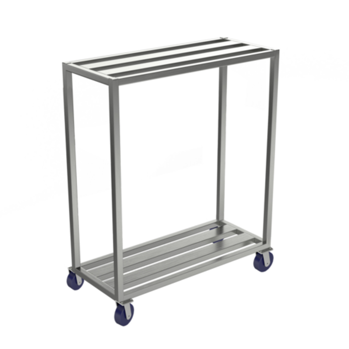 Winholt ALMCH-48-220 Mobile E-Channel Cooler Shelving Unit 20" x 48"