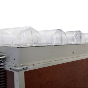 Cadco SS-54 54.38"W Stainless Steel Safety Shield Food Guard