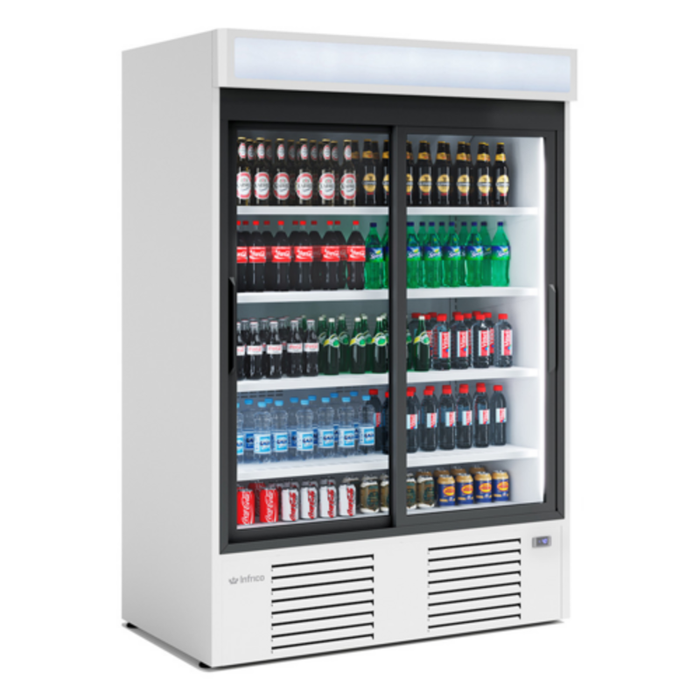 Infrico IMD-ERC130 Refroidisseur de bouteilles de 138,4 cm de large, 1302 litres