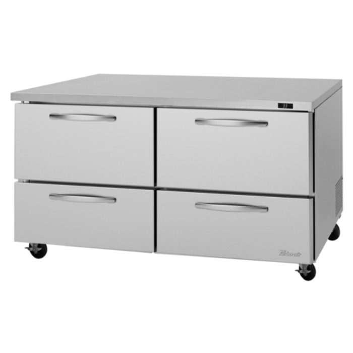 Turbo Air PUR-60-D4-N 60-1/4"W 17.2 cu. ft. Undercounter Refrigerator