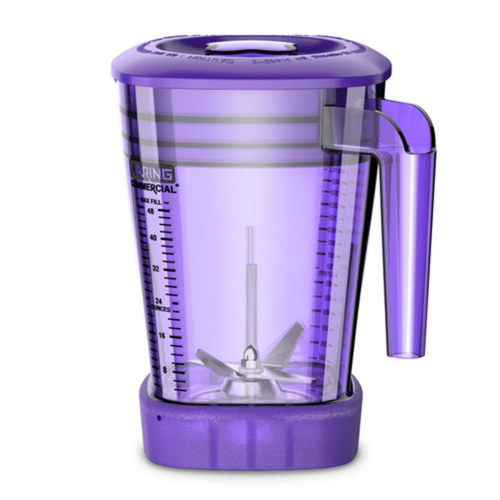 Waring CAC93X-10 The Raptor™ 48 oz. Purple Copolyester Blender Container