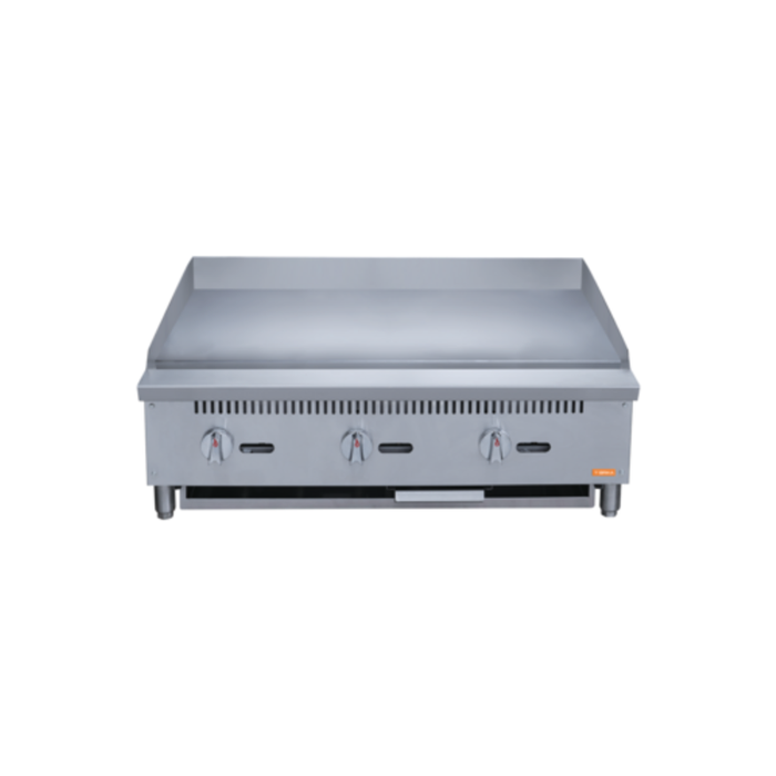 Brika BMG-36 36"W Countertop Gas Griddle with Manual Controls
