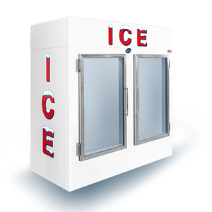 Leer L064UAGP 64-Inch Glass Door Indoor Ice Merchandiser Auto Defrost