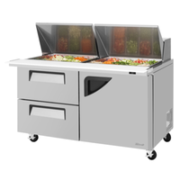 Turbo Air TST-60SD-24-D2R-N 60-1/4"W Mega Top Sandwich Prep Table