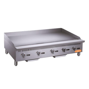BRIKA BMG-60 60"W Countertop Gas Griddle with Manual Controls