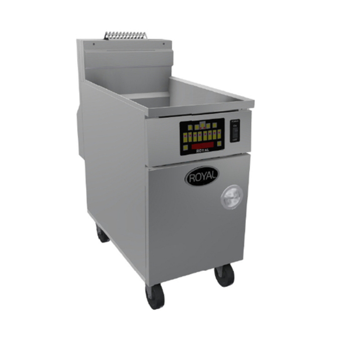 Royal RHEF-75-CM 75-80 lb. Delux Series Gas Floor Fryer