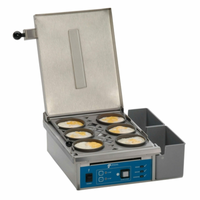 Antunes ES-604 Egg Station, Compact Countertop Unit With Six 4" Rings For Cooking Perfect Eggs