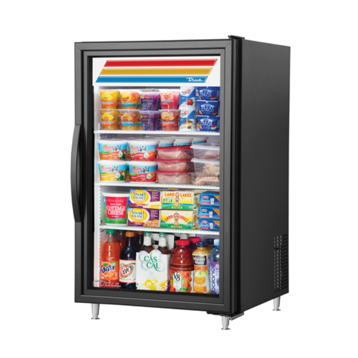 Réfrigérateur de comptoir vitré True, 24 1/8 po, pour présentation de marchandises