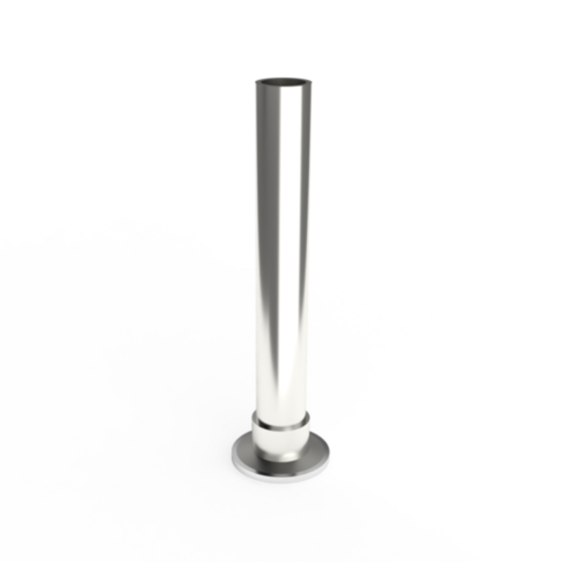 Omcan 36057 Stainless Steel Sausage Stuffer Funnel Set 4-Piece Accessory For Stuffing Sausages