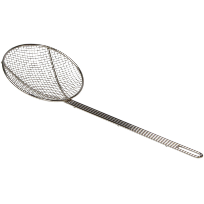 Omcan 80394 12" Diameter Round Wire Mesh Skimmer for Frying
