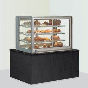 Federal ITDSS3634 36" Italian Glass Non-Refrigerated Countertop Display Case
