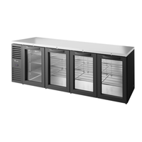 True TBR108-RISZ1-L-B-GGGG-1 108" Refrigerated Back Bar Cooler