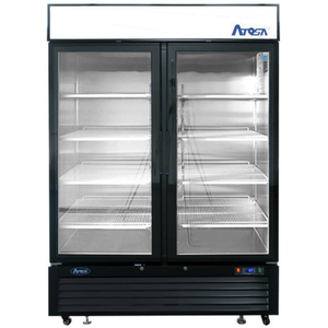 Atosa MCF8721ES 54.4 Inch Two Section Glass Door Freezer Merchandiser