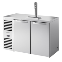 True Refrigeration TDR52-RISZ1-L-S-SS-1 52-Inch Two-Section Draft Beer Cooler