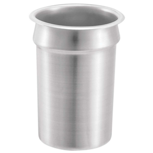Server 81066 2.5 Qt. Round Stainless Steel Vegetable Inset for Steam Tables