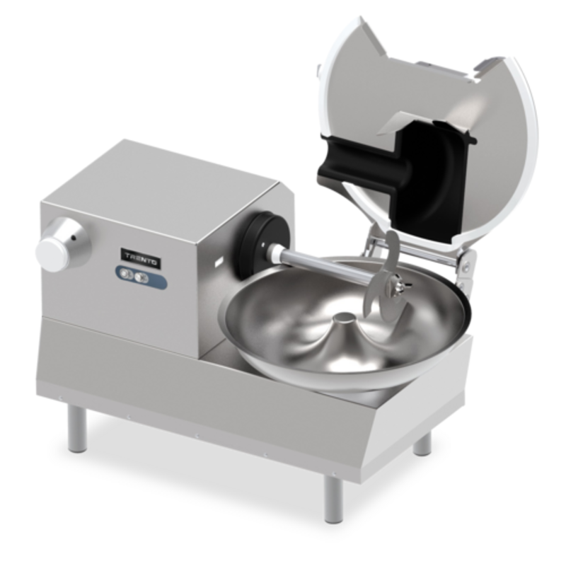 Electric Stainless Steel Bowl Cutter With Multi-Blade Hub For Efficient Food Preparation