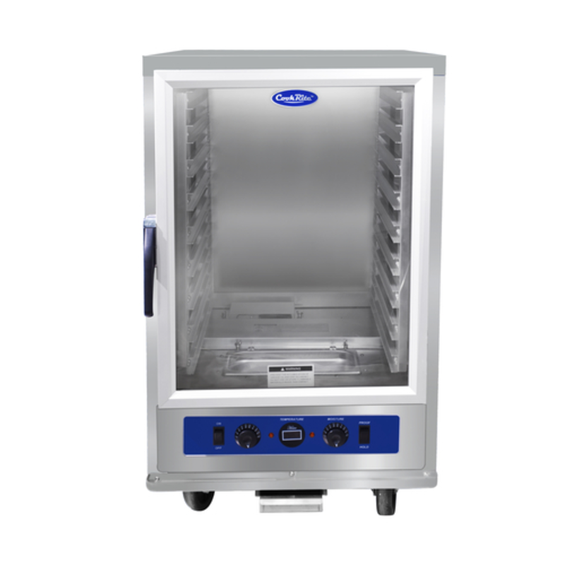 CookRite ATHC-9P 25"W Mobile Insulated Warming Cabinet With Clear View Door And Control Panel.